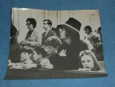 1971 Press Photo Wife & Children of Apollo 14 Astronaut Stuart Roosa In Church