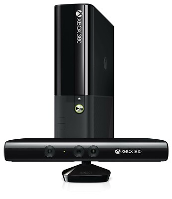 Microsoft Xbox 360 E 4GB Black Console With Kinect