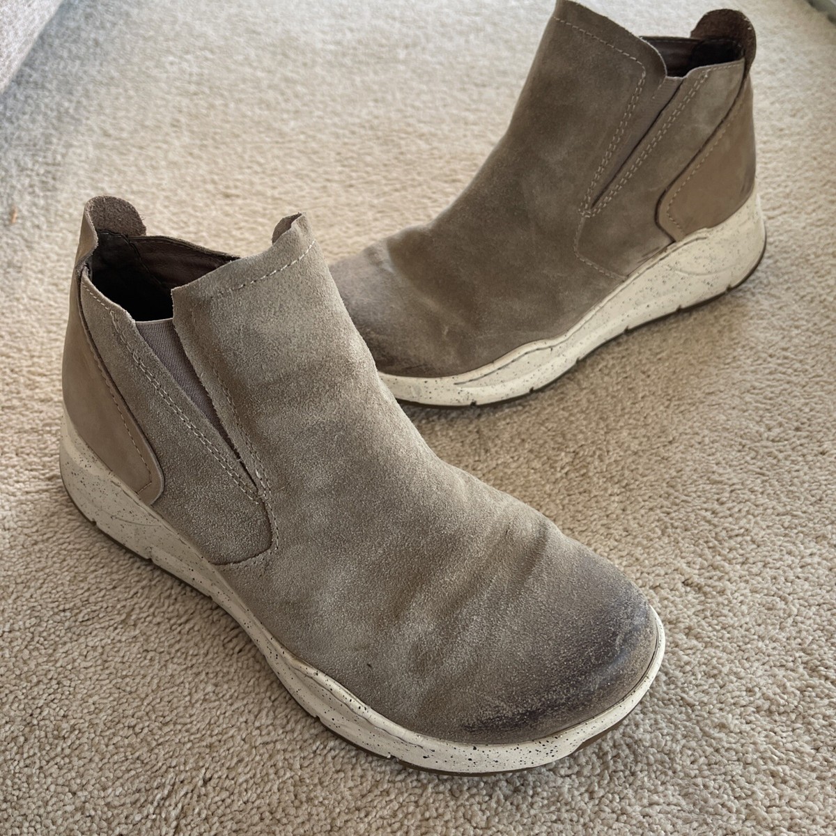 Bionica Comfort All-Weather Womens Slip-on Athletic Tan Wedge Boots Shoes