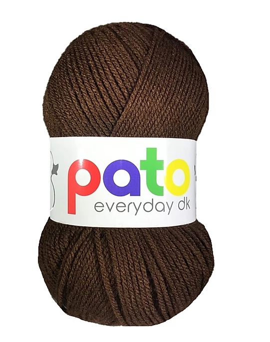 Cygnet Pato DK Wool Yarn Double Knitting 500g 5x100g  Chocolate shade 979