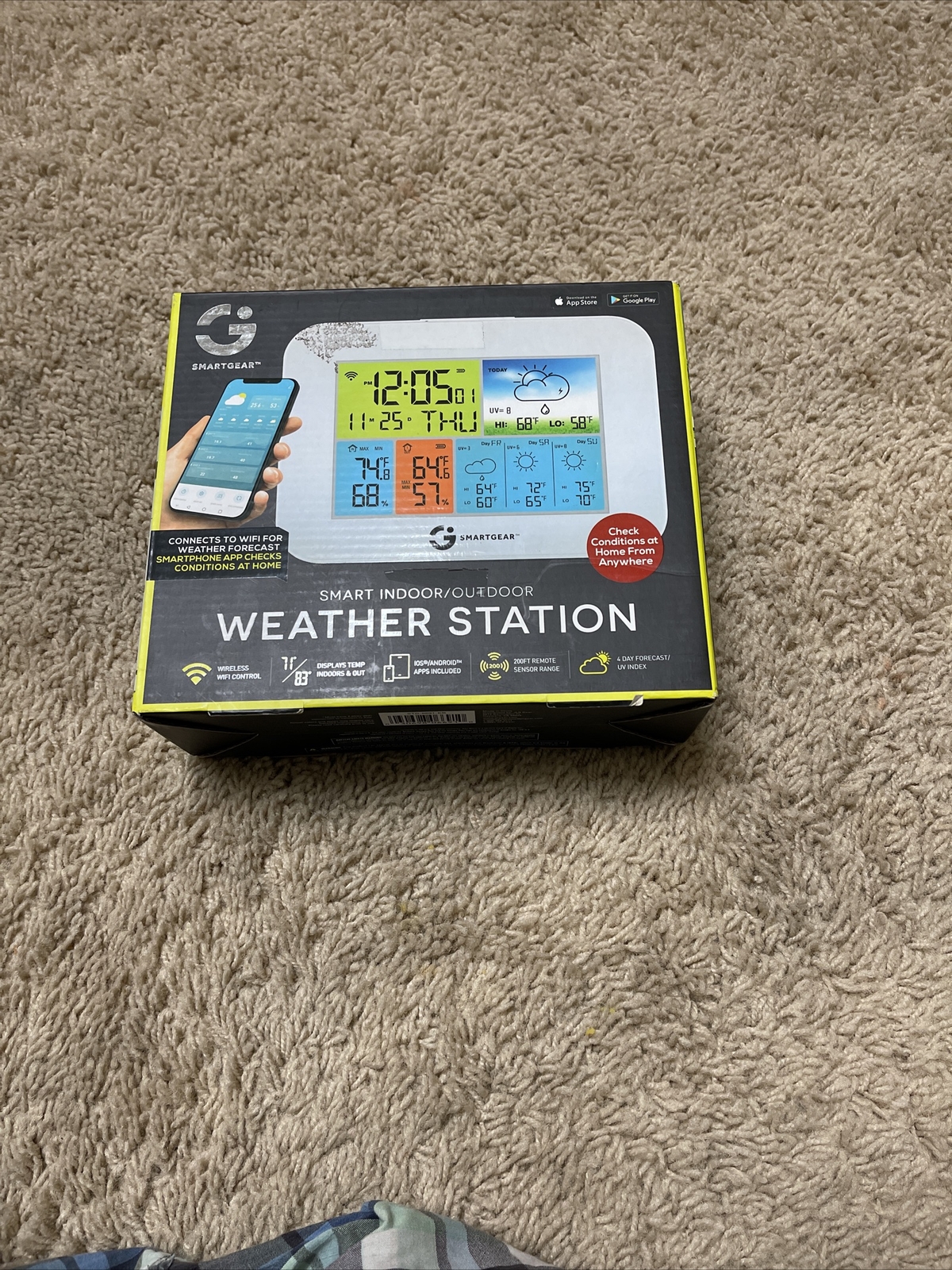 Smart Gear Indoor/Outdoor Wireless Weather Station, STG6691KB Brand