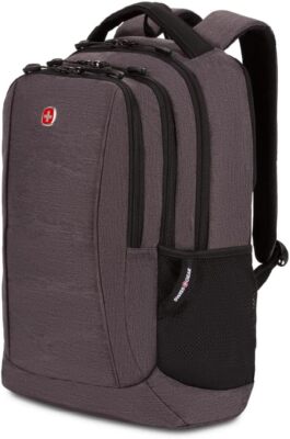 SwissGear 5668 Laptop Backpack, Dark Grey 18.25 Inches, Heather 