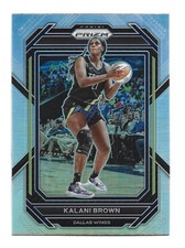 Silver Prizm 2023 Panini WNBA #22 Kalani Brown Dallas Wings Basketball Card