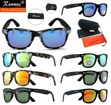 Rennec Angelbrille Polarisiert Military Camouflage Outdoor Sonnenbrille Hardcase
