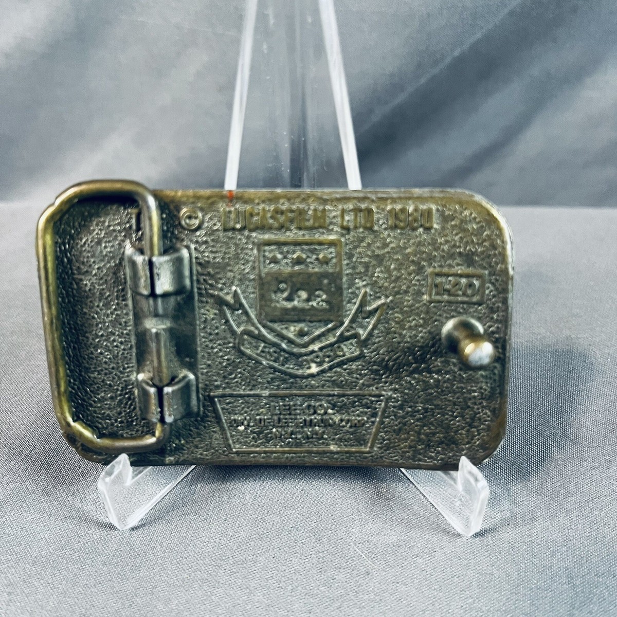 Vintage Empire Strikes Back Lee Co. 1980 20th Century Fox Rare Red Belt Buckle Vintage Empire Strikes Back Lee Co. 1980 20th Century Fox  main image 2