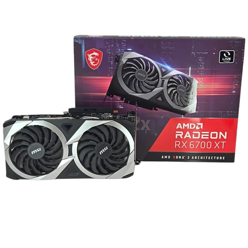 MSI Radeon RX 6700 XT MECH 2X OC 12GB GDDR6 Graphics Card - USED