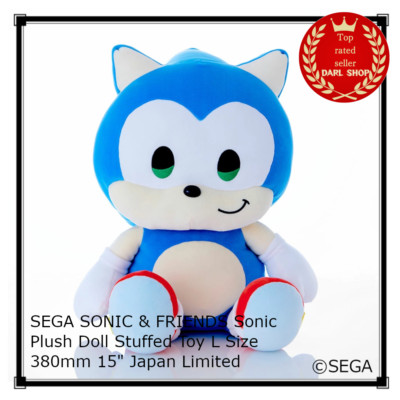 SEGA SONIC & FRIENDS Sonic Plush Doll Stuffed Toy L Size 380mm 15