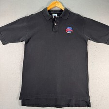 Vintage Planet Hollywood Honolulu Polo Shirt Mens Medium Black Licensed USA Made
