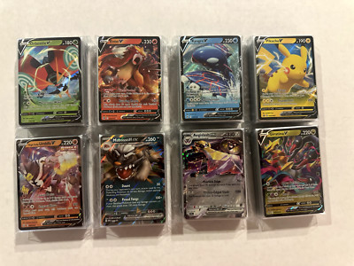 Pokemon Eng & Jap 100 Card Bulk Lot + Ultra Rare No duplicates, Trainer, Energy