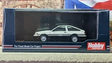 HOBBY JAPAN 1983 TOYOTA COROLLA LEVIN AE86 GT APEX [WHITE-BLACK] USA STOCK!!!