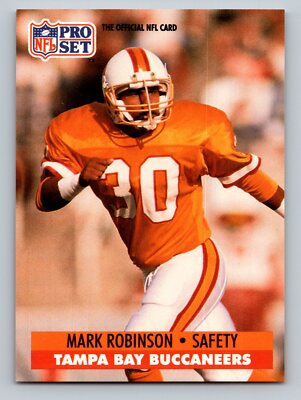1991 Pro Set #675 Mark Robinson Tampa Bay Buccaneers | eBay
