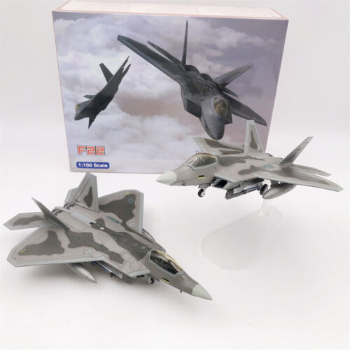 Wltk USAF F-22 Raptor Stealth Fighter Battled Version 1/100 Diecast Model - Picture 1 of 8