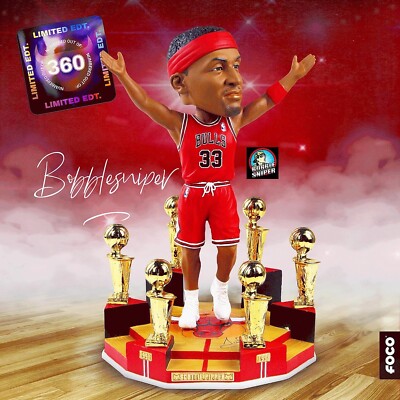 SCOTTIE PIPPEN Chicago Bulls 6X Champion 