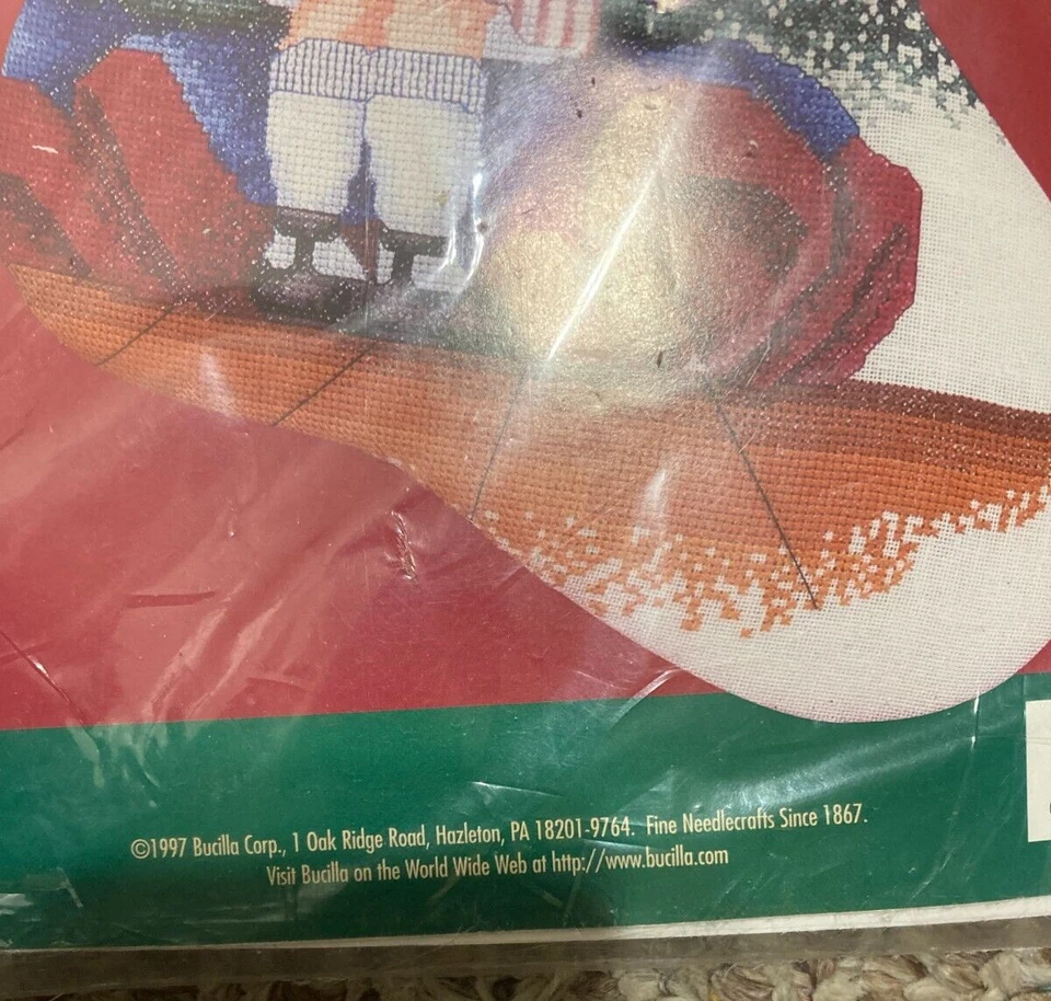 Alma Lynne cross stitch kit Holiday / Christmas Heavenly Helper 83866 - Image 2 of 4