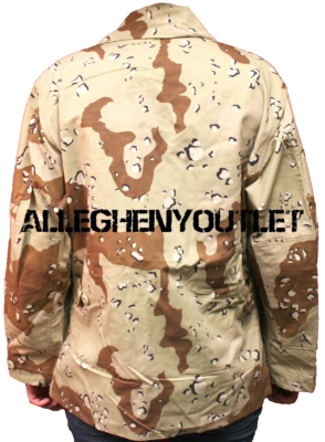 US Military Army 6 Color Desert Camo BDU SHIRT Chocolate Chip