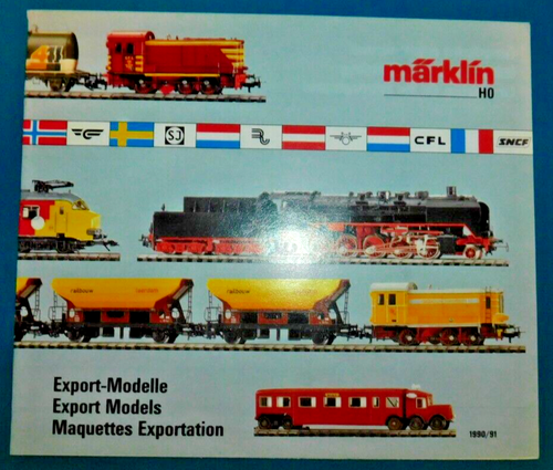 ANCIEN CATALOGUE MARKLIN éch HO, 1 & Z. 1985/86 F . 16 PAGES