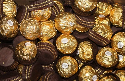 Ferrero Rocher Fine Hazelnut Chocolate Bulk Candy Lot - U-PICK - 2 - 8 pounds