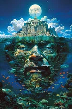 MR ATLANTIS Painting Fine Art Print 13x19 Limited 1/30 Surreal Surrealism