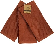 Serafina Home Oversized Kitchen Towels 100% Cotton Soft Absorbent Terry Loop