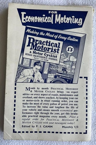 Vintage “More Miles Per Gallon” Reduce Petrol Consumption F.J. Camm, Newnes 1957 - Foto 22 di 24