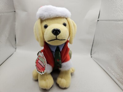 Raising Canes Clark Griswold National Lampoon Weihnachten Urlaub Plüsch Hund mit Etikett