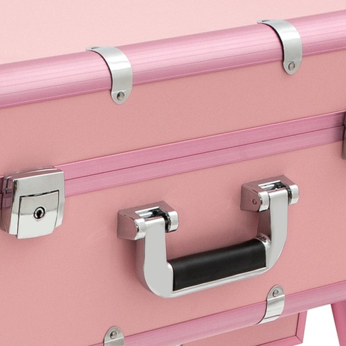 Astuccio da viaggio cosmetico professionale vanità organizer trucco arrotolabile treno astuccio scatola - Foto 14 di 17