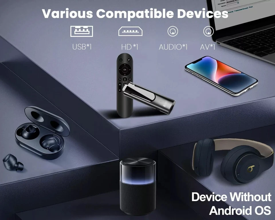 Alwtniet Mini Proiettore Portatile Auto Keystone 5G WiFi BT5.0 Supporto 4K 1080P - Immagine 4 di 4