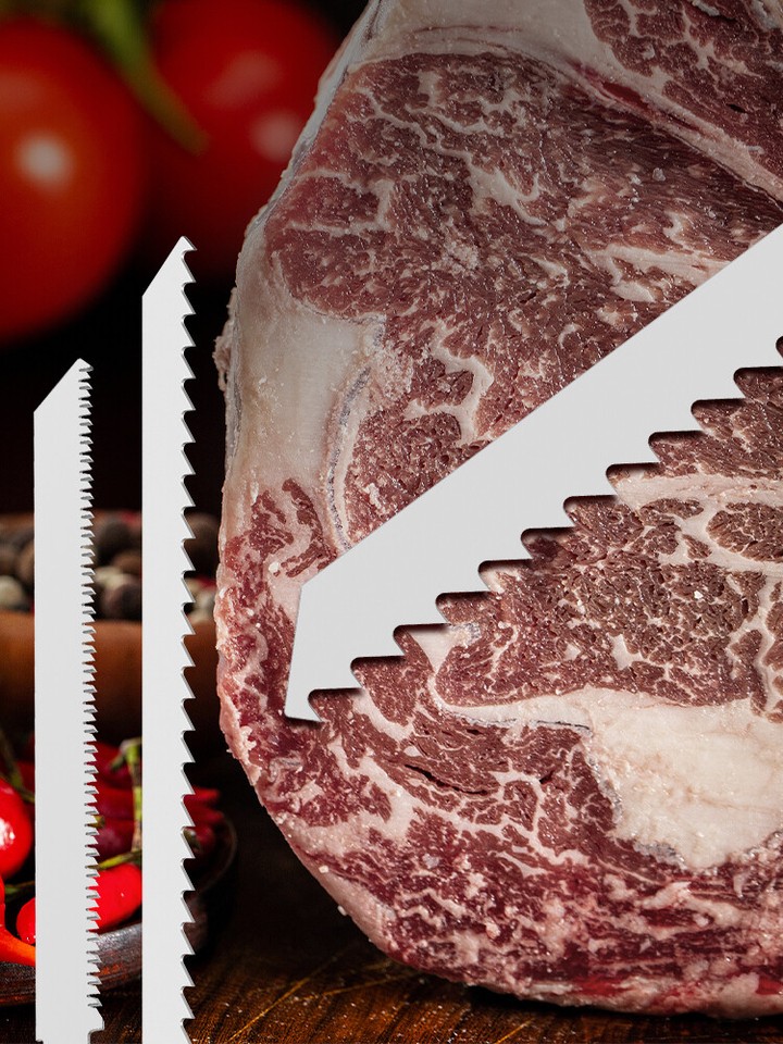 6Pcs Reciprocating Saw Blades Set 12inch 9inch Stainless Steel Frozen