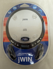jWIN JX-CD335SIL Personal CD Player w Headphones CD-R Compatible Sealed
