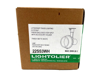 Lightolier 22SS3WH Lytespan Track Alcyon  WHITE LIGHTING NEW! SEALED!