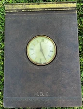 Park Sherman Desk Calendar Schedule Memo Pad Clock Organizer Book Vintage 1939