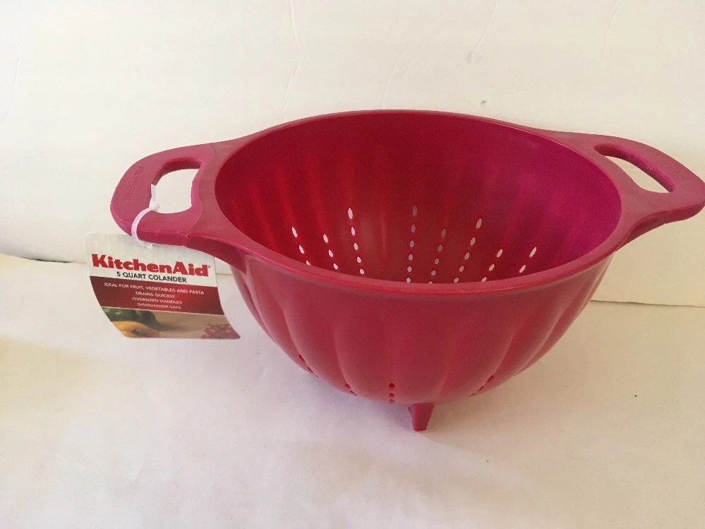 Pink Sangria KitchenAid Colander 5 Quart New