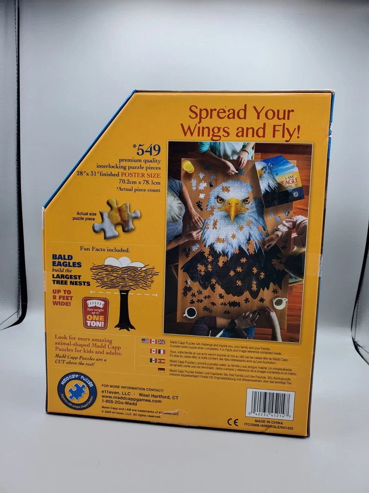 Póster rompecabezas Madd Capp I Am Eagle 550 piezas tamaño Foto 3 de 4