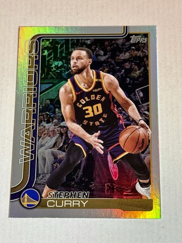 2025-26 Topps Flagship Stephen Curry RAINBOW FOILBOARD #135 Warriors Steph