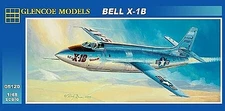 Glencoe Bell X-1B - Plastic Model Airplane Kit - 1/48 Scale - #05120
