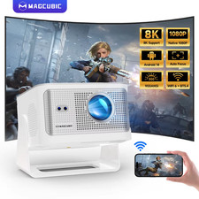Magcubic HY350 Max Android 14 900ANSI Projector 8K 1080P Auto Foxus Wifi HDMI