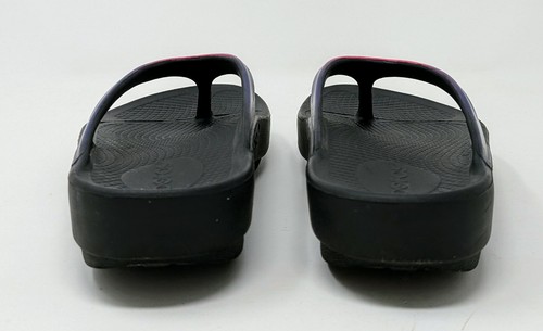 OOFOS OOlala Luxe Recovery Sandalen Flip Flops schwarz pink blau Damen 5 - Bild 3 von 11