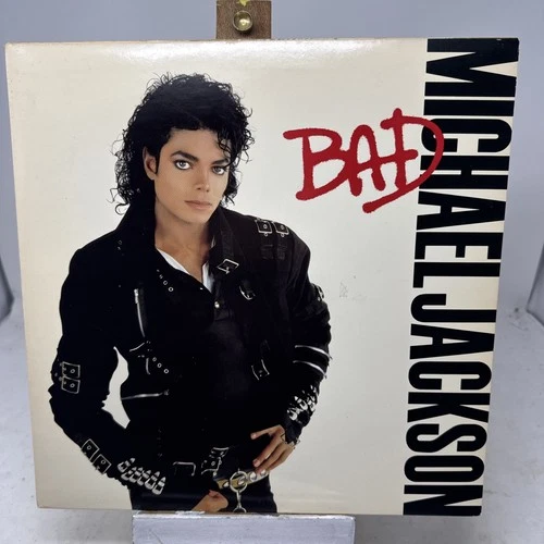 12" LP M- Michael Jackson Bad 1987 Epic OE 40600 with Lyric Sleeve