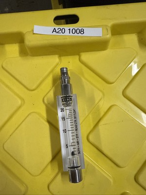 KING INSTRUMENT 7510312A7  1/2'' FLOWMETER NOS Max 100 F Max Press 100