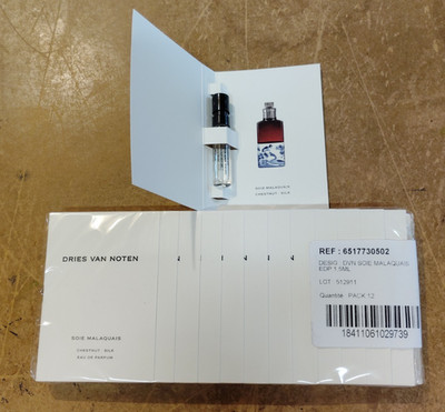 Dries Van Noten Soie Malaquais Chestnut Silk Perfume Qty 12 Sample 1.5 ML .05 Oz