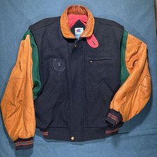 Vintage Champion Authentic Athletic Wool Leat...