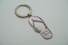 Enamel Flip Flop Myrtle Beach Key Chain OS2