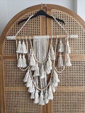 Large Macrame Wall Hanging 60x60cm Boho Chic Woven Tapestry Boho Wall Decor Cott