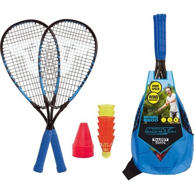 Talbot-Torro Speedbadminton Set Speed 6600 blau schwarz