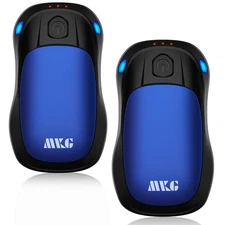Hand Warmers Rechargeable, MKG 2 Pack Electric Handwarmers with 24Hrs Long La...