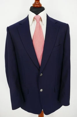 Walbusch Club Blazer Sakko Gr.50 Schurwolle Polyester Mix Blau Top Zustand - Bild 1 von 4
