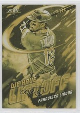 2021 Topps Fire We Have Liftoff Gold Minted Francisco Lindor #WHL-6 1hn7