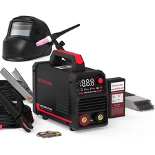 ESWELDER 125A IGBT Stick/TIG Welder 110V w/LYG-L600A-W Full Kit