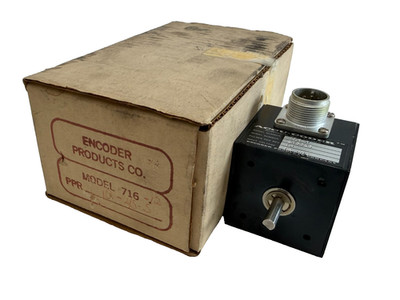 NEW ACCU-CODER 716-0 INCREMENTAL SHAFT ENCODER 12VDC  7160