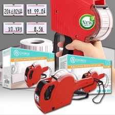 Etichettatrice Manuale Per Cartellini Prezzo A 8 Cifre Magazzino Negozio Tx-9100